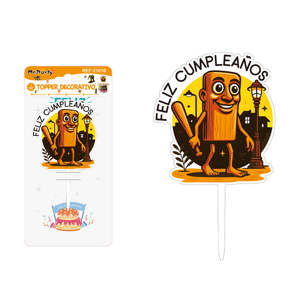 Cake Topper de Brainrot