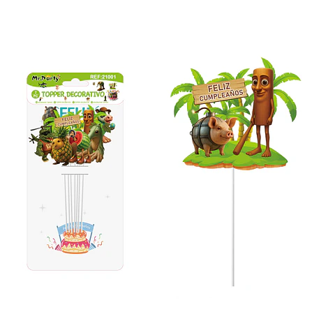 Cake Topper de Brainrot 7pcs