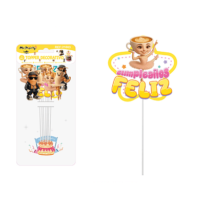 Cake Topper de Brainrot 7pcs