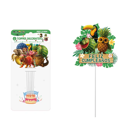Cake Topper de Brainrot 7pcs