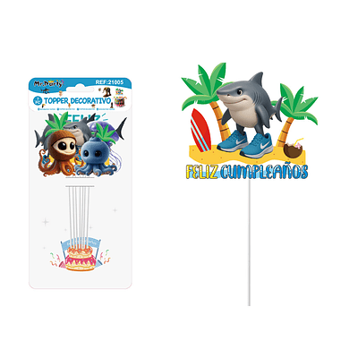 Cake Topper de Brainrot 7pcs