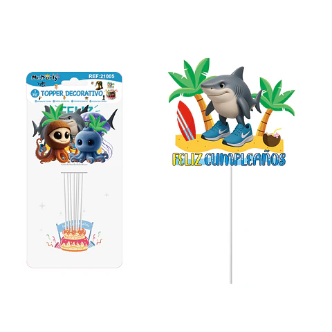 Cake Topper de Brainrot 7pcs