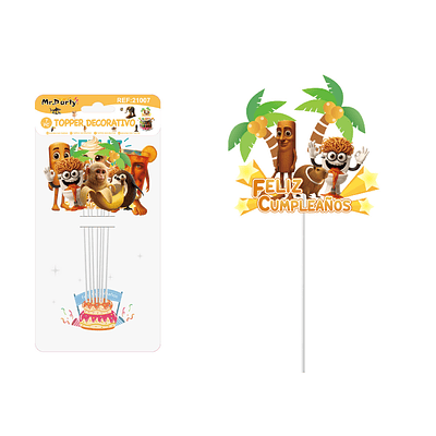 Cake Topper de Brainrot 7pcs