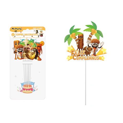 Cake Topper de Brainrot 7pcs