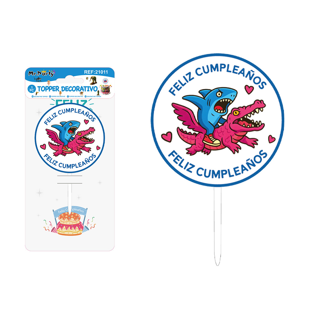 Cake Topper de Brainrot