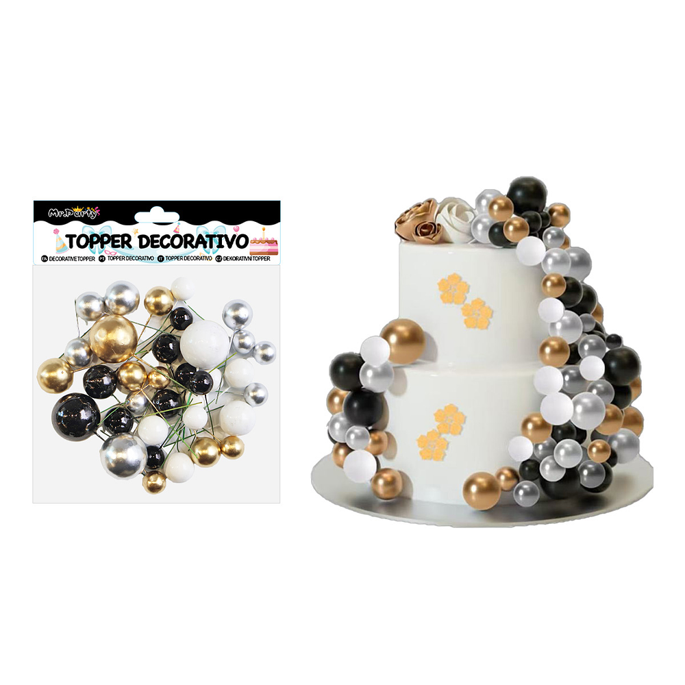 Set topper de decoración para pastel 36pcs