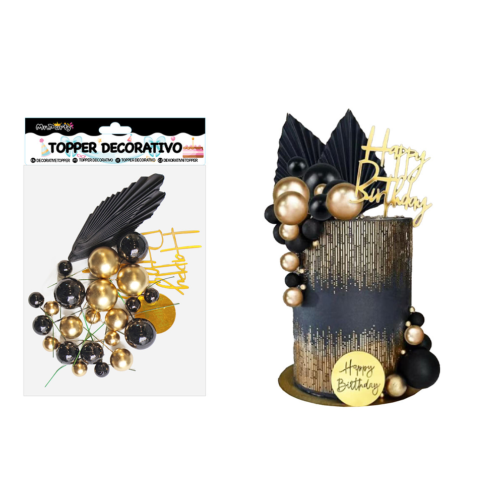 Set topper de decoración para pastel 26pcs