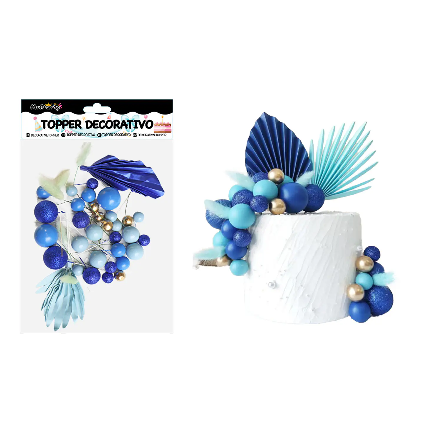 Set topper de decoración para pastel 38pcs 1