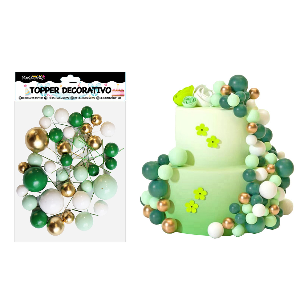 Set topper de decoración para pastel 36pcs