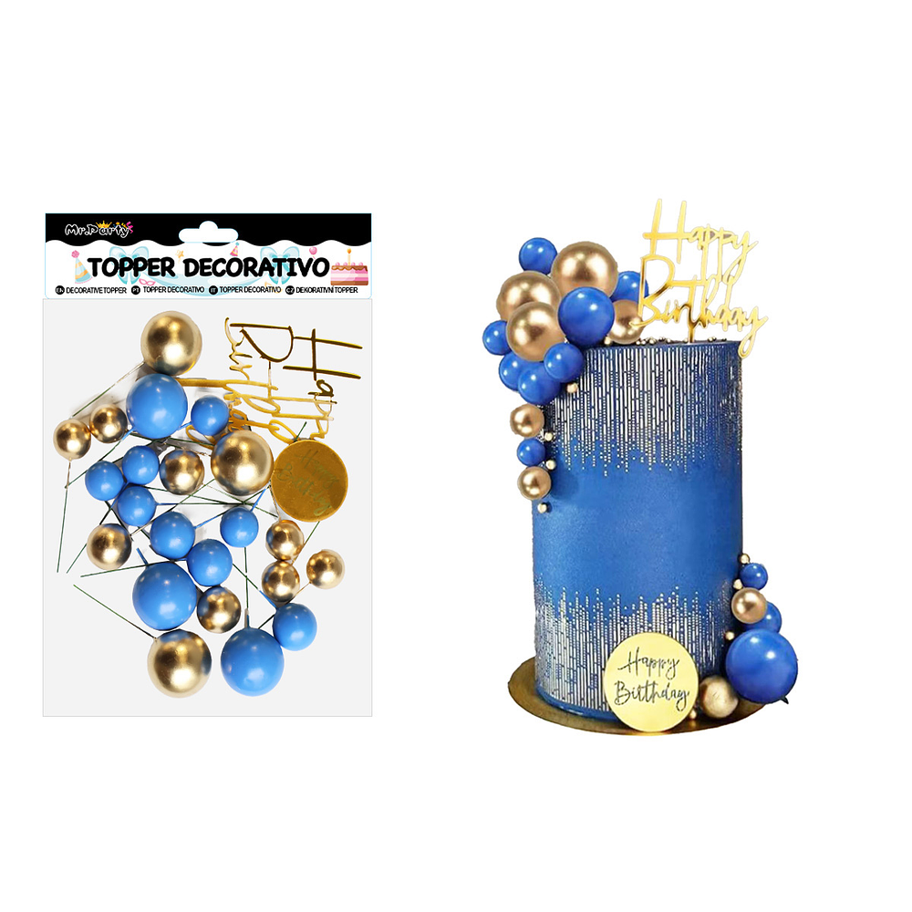 Set topper de decoración para pastel 24pcs