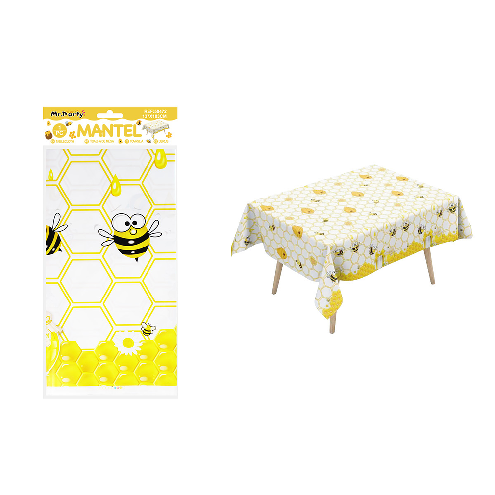 Mantel de abejas 137*183cm