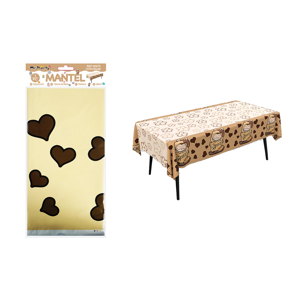 Mantel de personajes Dulces Popmart 137*183cm