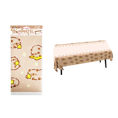 Mantel de carpincho con estrellas 137*183cm