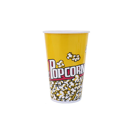 Cubeta palomitas plástico 12*18cm 1pcs