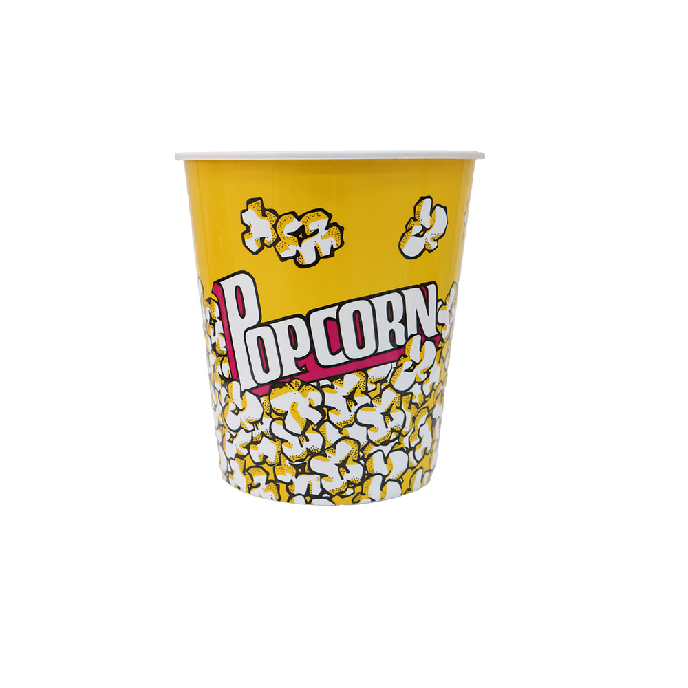 Cubeta palomitas plástico 19*20.5cm 1pcs
