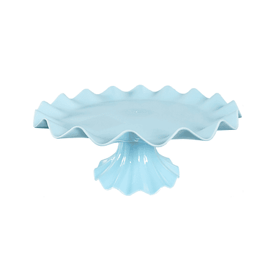 Cake stand ondulado 200g azul