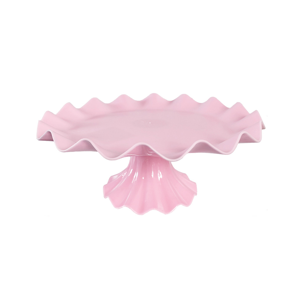 Cake stand ondulado 200g rosa