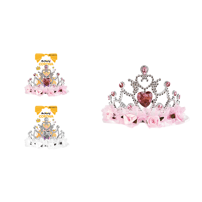 Corona con flores y diamantes Color Aleatorio