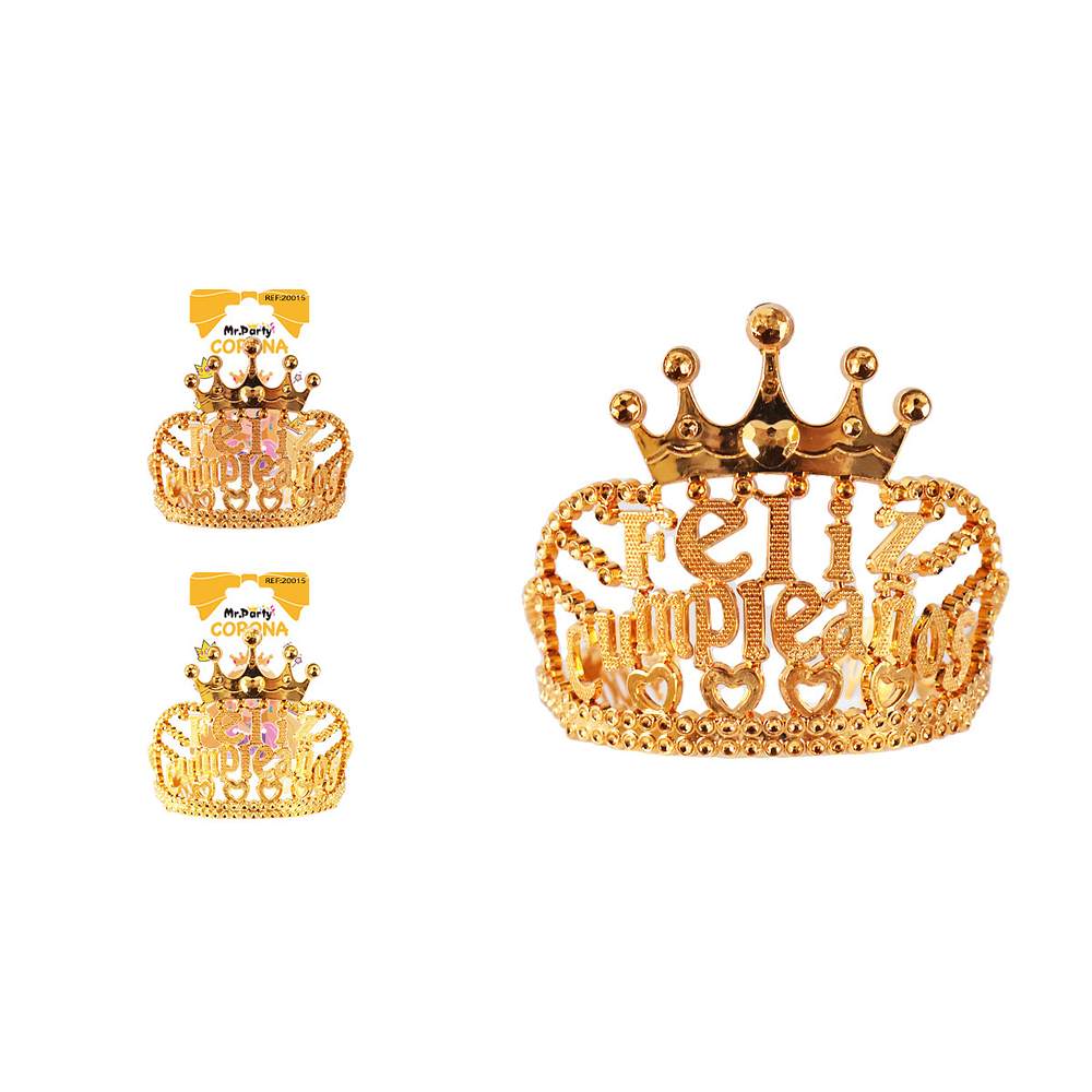 Corona de cumpleaños Color Aleatorio