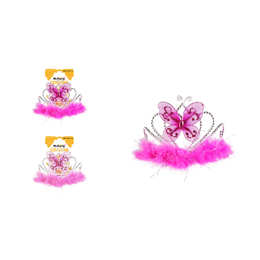 Corona con encaje de mariposa Color Aleatorio