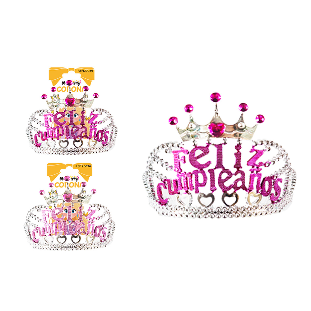 Corona de cumpleaños Color Aleatorio