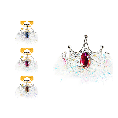 Corona de hilo brillante con luces y diamants Color Aleatorio