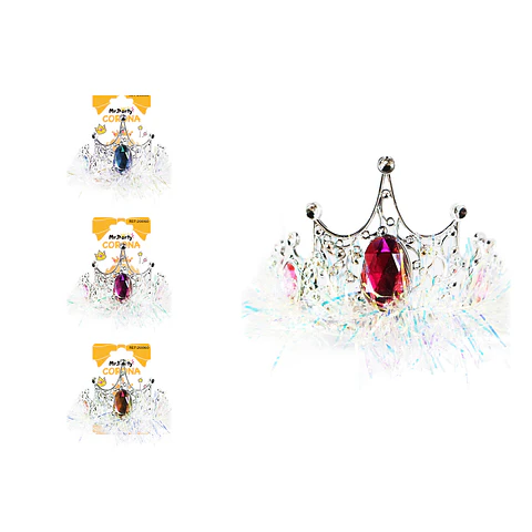 Corona de hilo brillante con luces y diamants Color Aleatorio