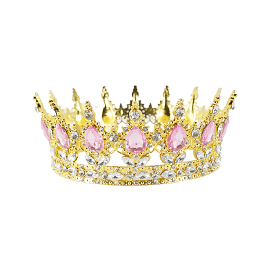 Corona aleación con diamantes 12.5*5.5*15cm 1pcs