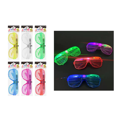 Lentes de fiestas con 3 luces Color Aleatorio