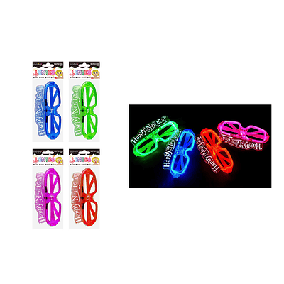 Lentes de fiestas Feliz Año Nuevo Color Aleatorio