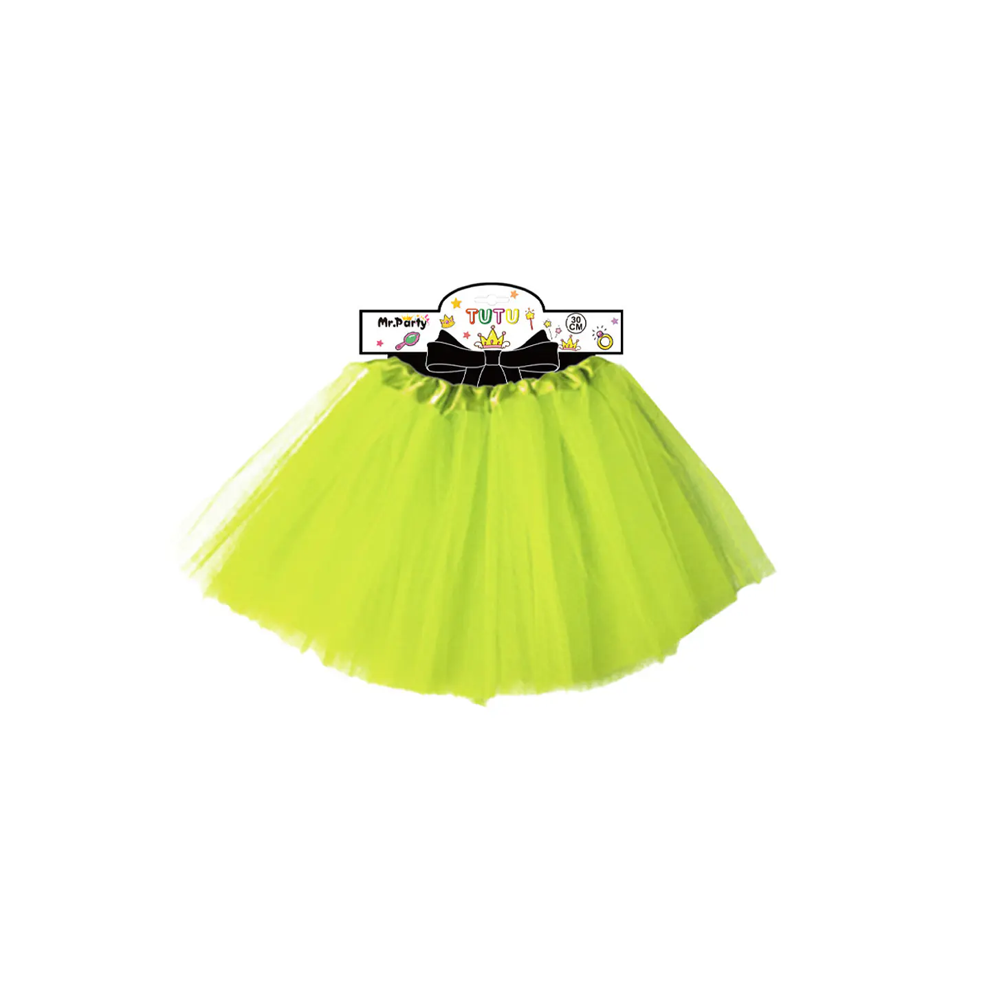 Falda tutú verde 40cm 1
