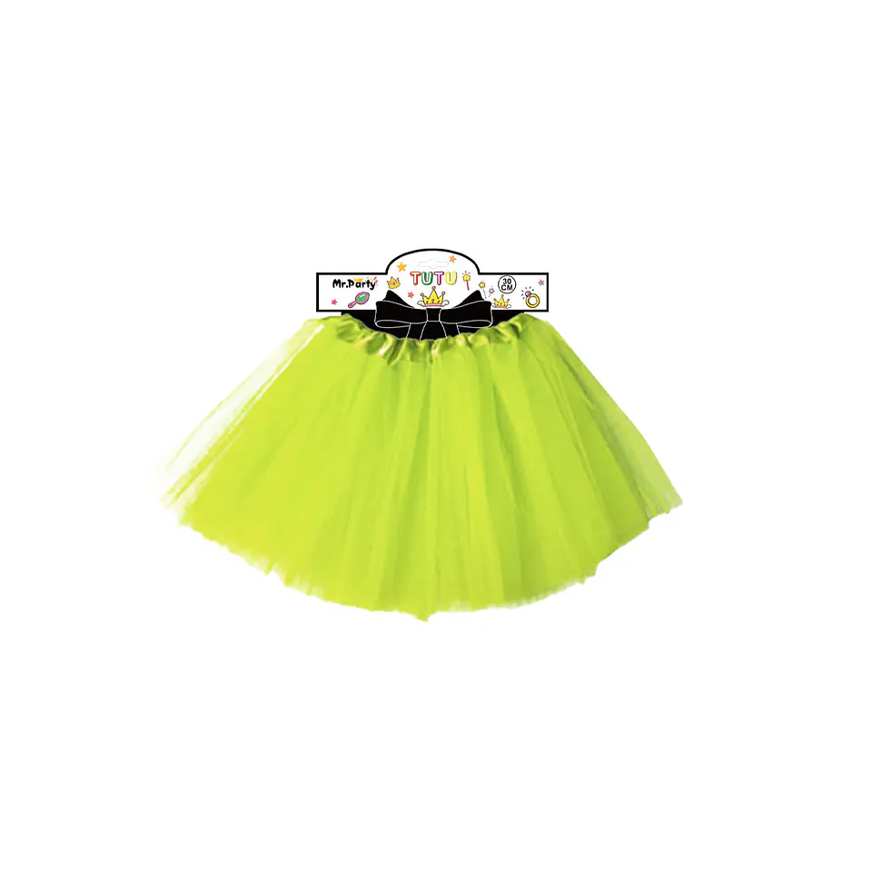 Falda tutú verde 40cm 1