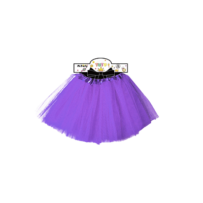 Falda tutú morado 40cm