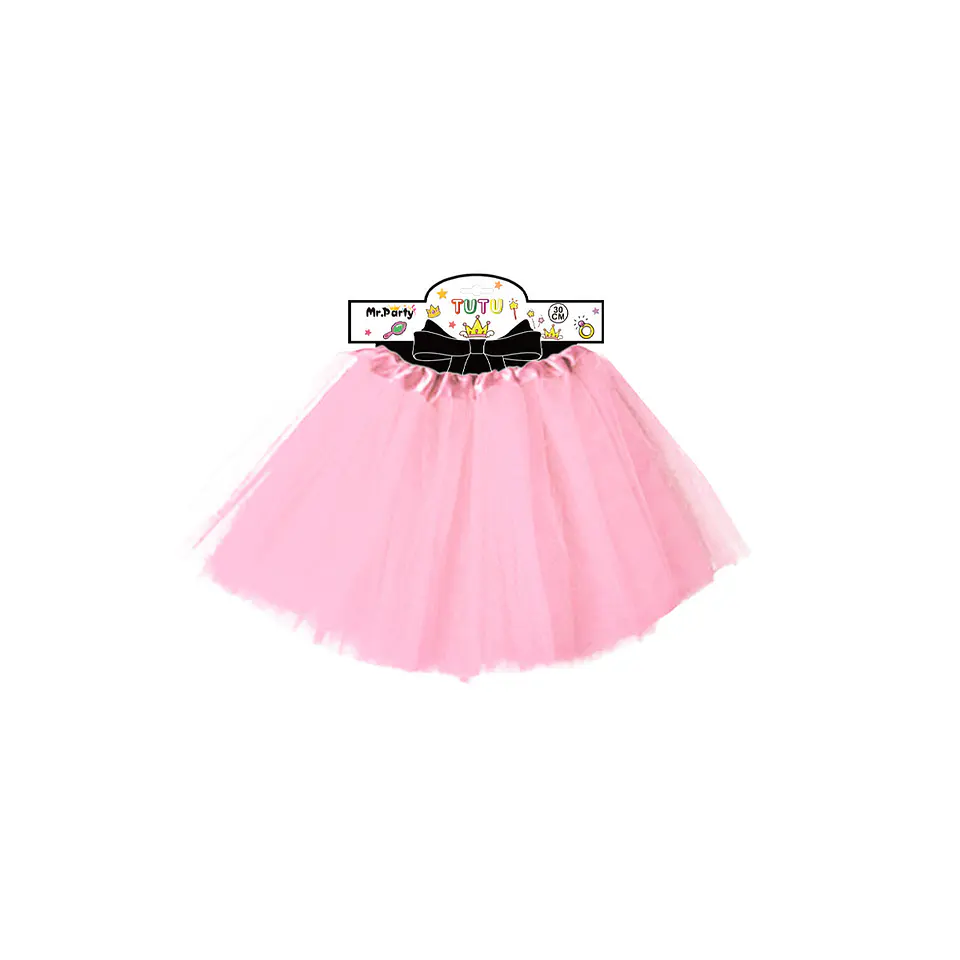 Falda tutú rosa 40cm 1