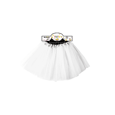 Falda tutú blanca 40cm