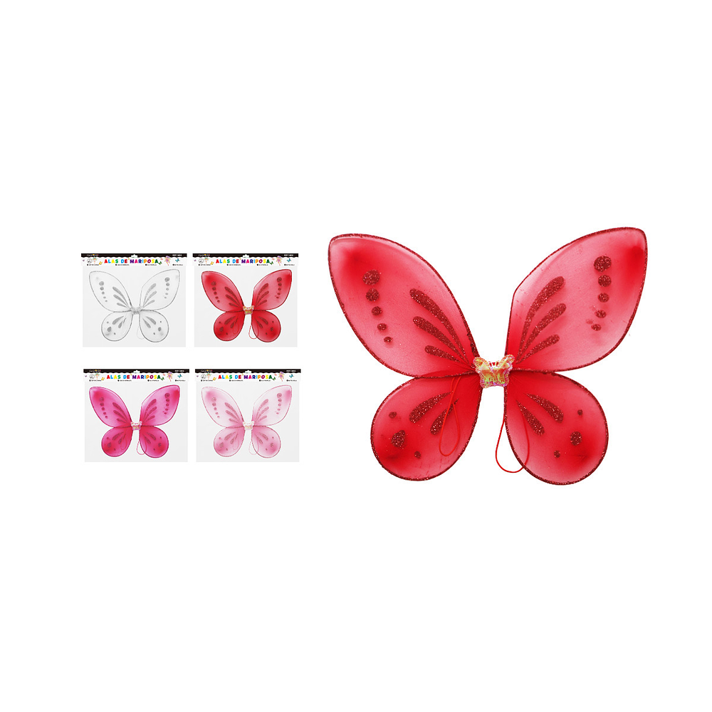 Alas de mariposa con brillante Color Aleatorio
