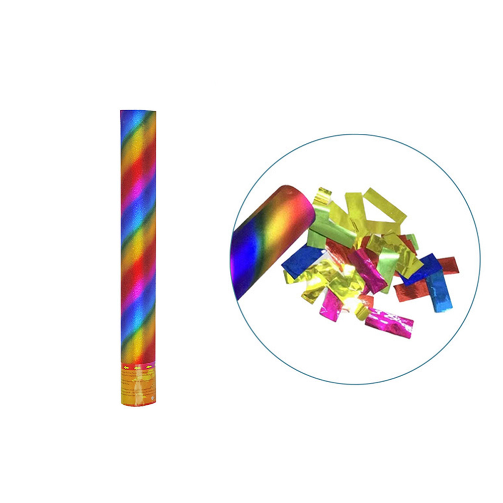 Lanza confeti tiras multicolor 30cm 15g 1pc