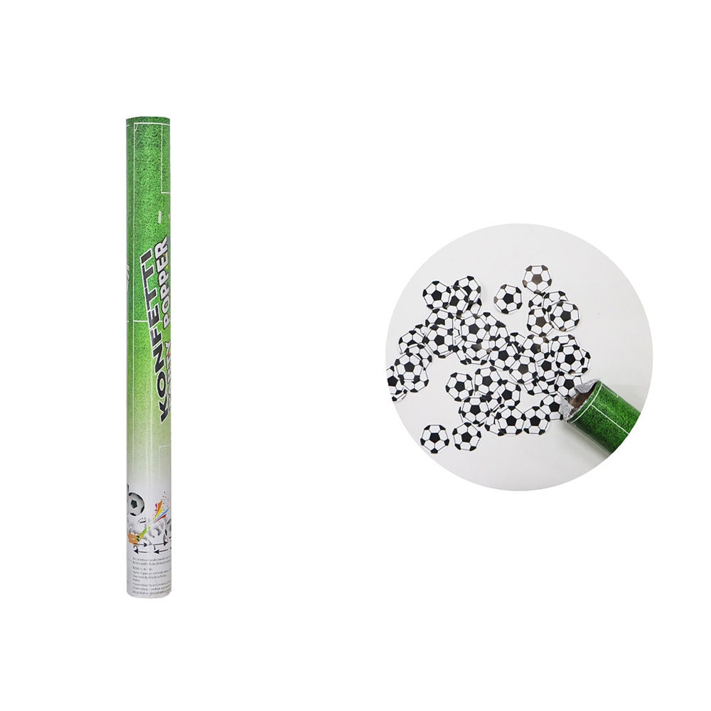Lanza confeti fútbol 60cm 30g 1pc
