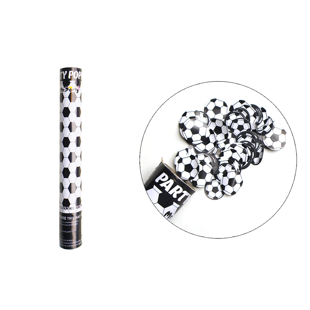 Lanza confeti fútbol 30cm 15g 1pc