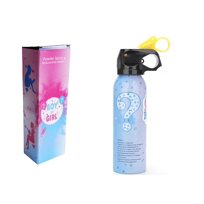 Lanza confeti Baby Shower a color azul claro 52cm 100g 1pc