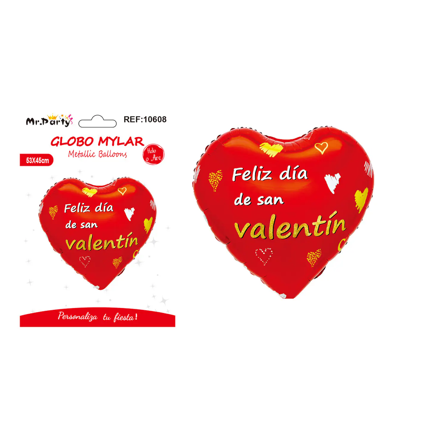 Globo metálico corazón de San Valentín 53*45cm 1