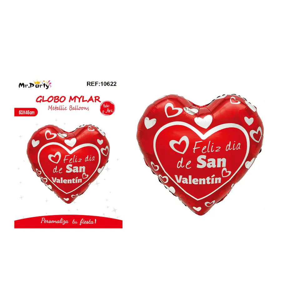 Globo metálico corazón de San Valentín 53*45cm 1