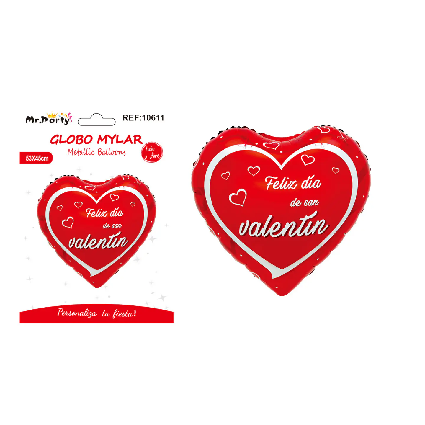 Globo metálico corazón de San Valentín 53*45cm 1