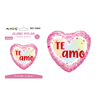 Globo metálico corazón 42*44.3cm