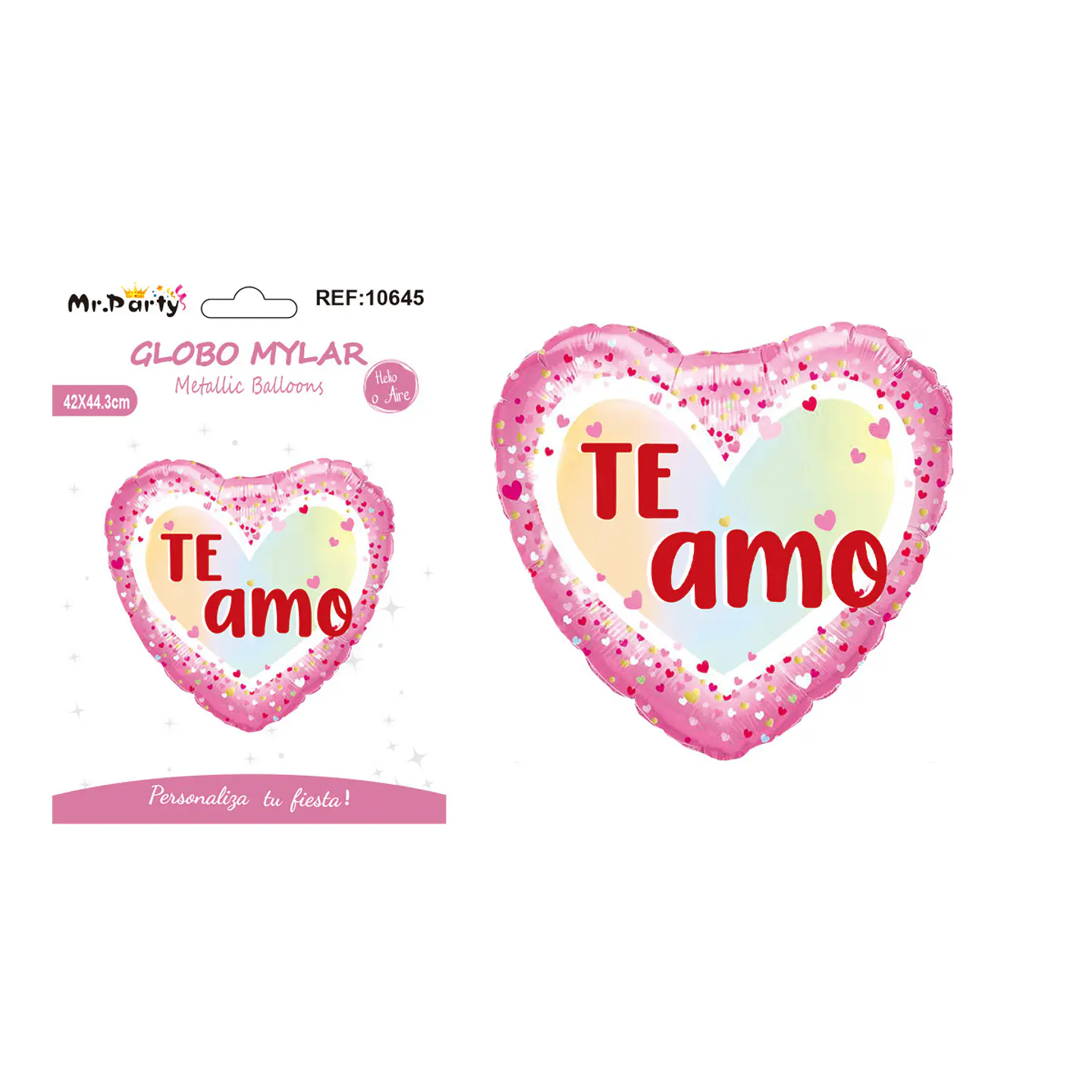 Globo metálico corazón 42*44.3cm 1