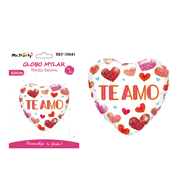 Globo metálico corazón 42*44.3cm