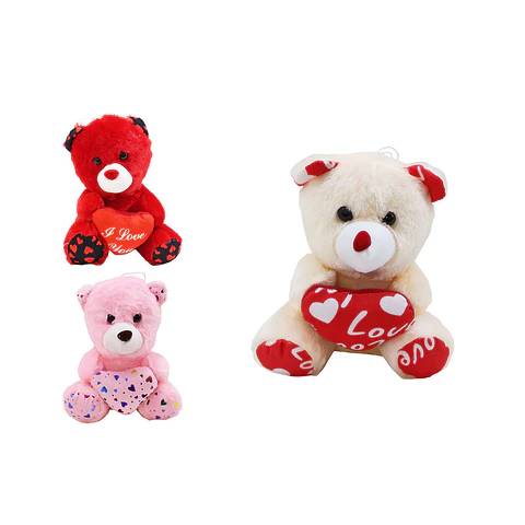 Peluche oso adorable 14*20cm Color Aleatorio