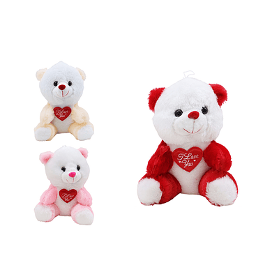 Peluche oso adorable 14*20cm Color Aleatorio