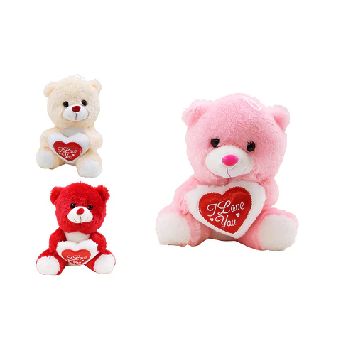 Peluche oso adorable 14*20cm Color Aleatorio