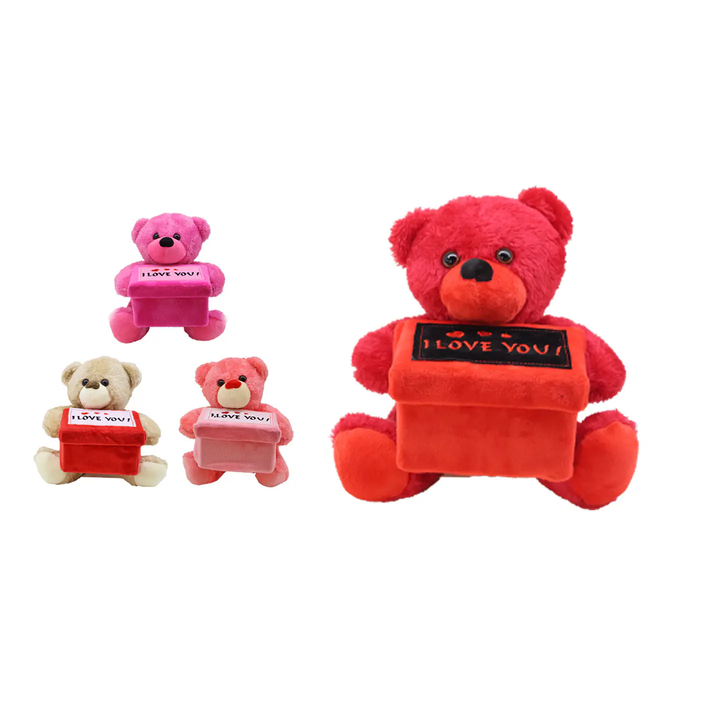Peluche oso adorable de San Valentín 16*22cm Color Aleatorio 1
